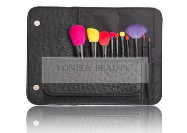 Colorful Mini Makeup Brush Travel Set Magnetic Case / Synthetic Eyeshadow Brush