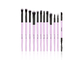SGS REACH SVHC Qualited Synthetic 12 Pieces Taklon Fiber Eye Makeup Brushes Set