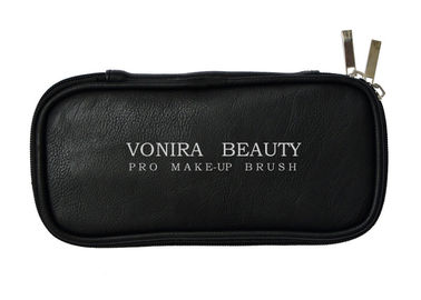 Przenośna torba na pędzle do makijażu Uchwyt kosmetyczny Wielofunkcyjna torebka z wewnętrzną torbą do podróży i domu, czarna