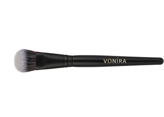 Vonira Beauty Collection Profesjonalny pędzel do makijażu do podkładu Kątowy puszysty kosmetyczny pędzel do różu w kolorze matowym