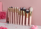 Vonira Brand New Basic 11 Pieces Makijaż Szczotki Collection Set de Brochas de Maquillaje Profesjonal Pink Gold Nude Color