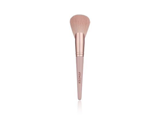 Vonira Beauty Bronzer Fan Brush Powder Brush z luksusową fałszywą włosami koziemi Funkcja Taklon PBT Syntetyczne włosy