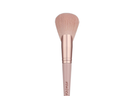 Vonira Beauty Bronzer Fan Brush Powder Brush z luksusową fałszywą włosami koziemi Funkcja Taklon PBT Syntetyczne włosy