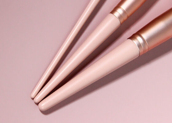 Vonira Beauty Bronzer Fan Brush Powder Brush z luksusową fałszywą włosami koziemi Funkcja Taklon PBT Syntetyczne włosy