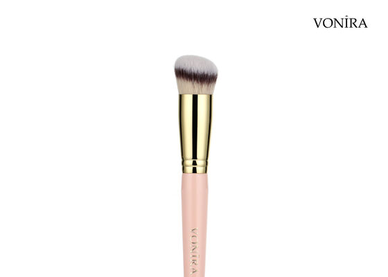 Vonira Beauty Factory Custom Private Label Individual Single Round Angled Buffering Foundation Makeup Brush