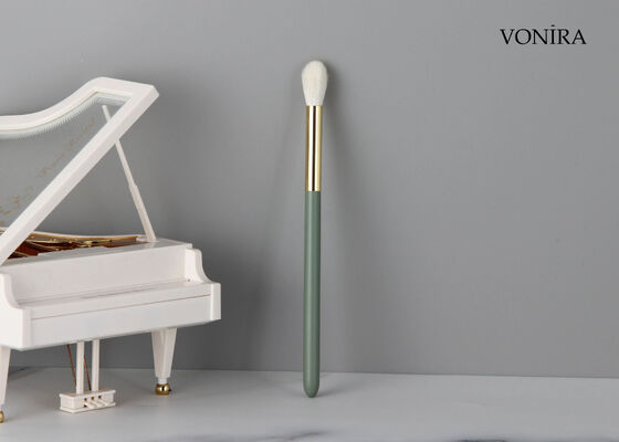 Vonira Custom Wholesale Naturalny biały kozi włos Płuszczowy okrągły oczkowy szczotka do mieszania z usługą private label