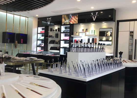 Vonira Beauty Collection Profesjonalny pędzel do makijażu do podkładu Kątowy puszysty kosmetyczny pędzel do różu w kolorze matowym