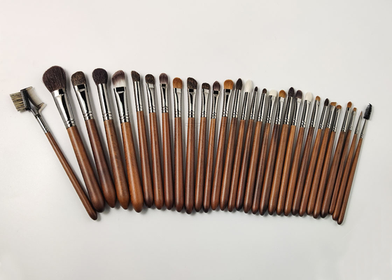 Vonira Handcrafted Angled Eyeshadow Pędzel do Koloru Oczu Z Wiewiórczymi Włosami