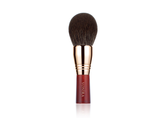 Vonira Beauty High Density Luksusowy pędzel do pudru o dużej wypukłości Rouded Pędzel do makijażu w proszku z różową miedzianą skuwką