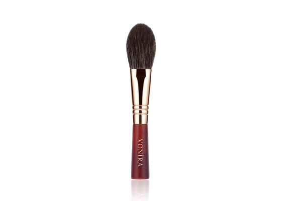Luksusowy pędzel do różu Vonira Beauty o dużej gęstości z naturalnie funkcjonalnymi włóknami do koloryzacji wiewiórki z różową miedzianą skuwką
