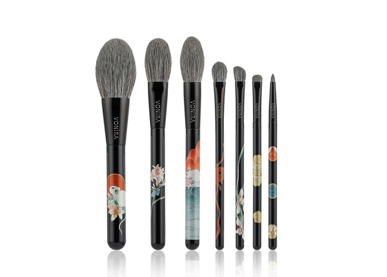 Vonira Beauty Festival Basic 7 Pieces Makeup Brushes Collection Gift Set de Brochas de Maquillaje Profesjonal OEM ODM