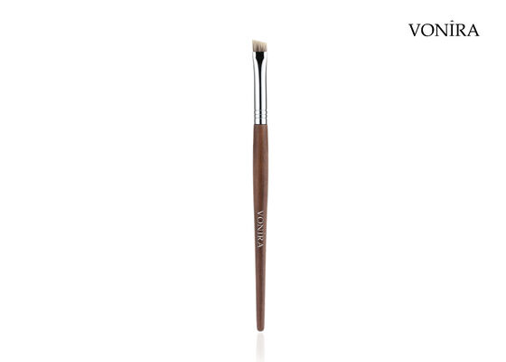 Vonira Custom Wholesale Naturalne włosy zwierzęce Brązowe Ebony Ręcznik makijaż Szczotka na brwi