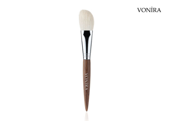 Vonira Custom Wholesale Naturalny Biały Włos Kozie Brązowy Ebony Ręcznik makijaż twarzy Kontur Czerwień Szczotka